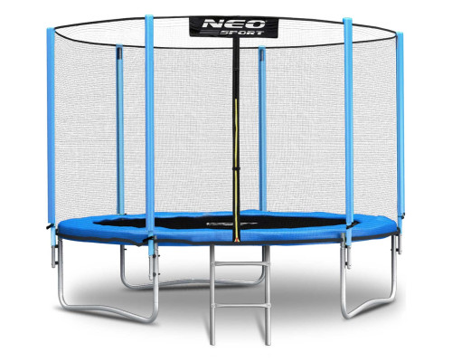 Батут Neo-Sport з зовнішньою сіткою 6 футів 183 см блакитний Батут Neo-Sport з зовнішньою сіткою 6 футів 183 см блакитний