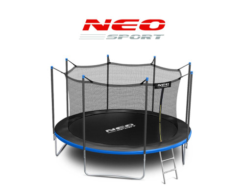 Батут Neo-Sport з внутрішньою сіткою 12 футів 374 см чорно-синій Батут Neo-Sport з внутрішньою сіткою 12 футів 374 см чорно-синій