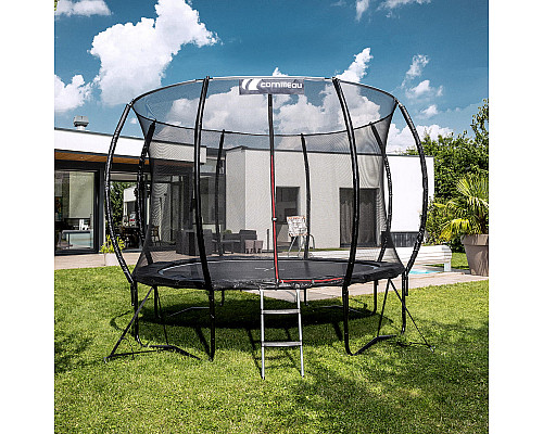 Батут CORNILLEAU SPRINGCARE 311083 з зовнішньою сіткою 244 см чорний