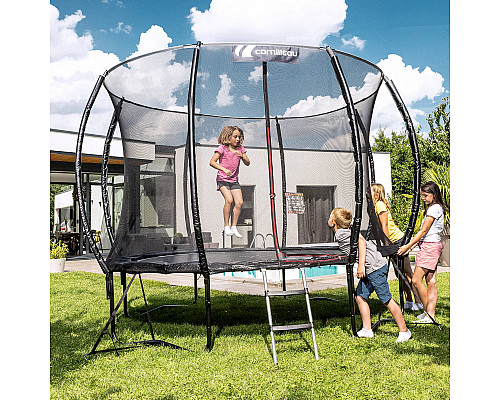 Батут CORNILLEAU SPRINGCARE 311083 з зовнішньою сіткою 244 см чорний