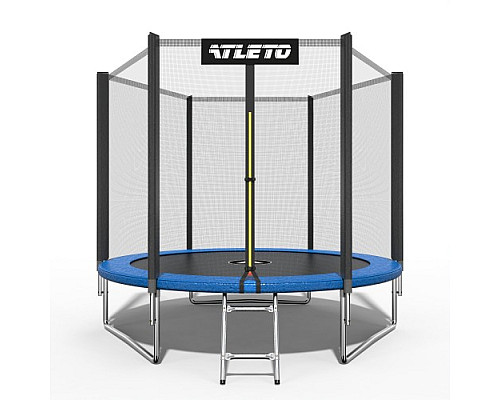 Батут Atleto 20000601 з зовнішньою сіткою 183 см синій Батут Atleto 20000601 з зовнішньою сіткою 183 см синій