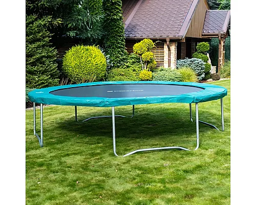 Батут inSPORTline Green без сітки 366 см зелений