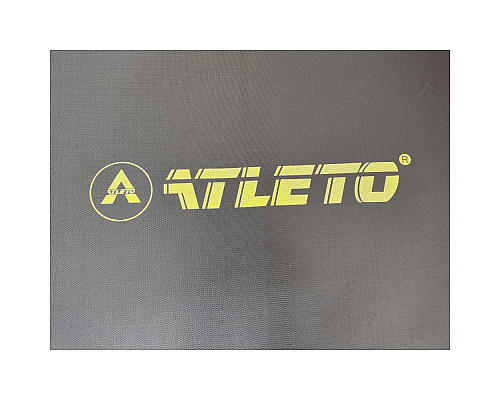 Батут Atleto 42400583 з зовнішньою сіткою 312 см чорний