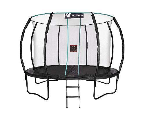 Батут CORNILLEAU 312141 з внутрішньою сіткою 425 см чорний Батут CORNILLEAU 312141 з внутрішньою сіткою 425 см чорний
