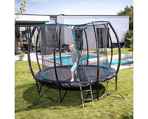 Батут CORNILLEAU 312141 з внутрішньою сіткою 425 см чорний Батут CORNILLEAU 312141 з внутрішньою сіткою 425 см чорний