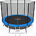 Батут Funfit 846 з зовнішньою сіткою 10 футів 312 см синій