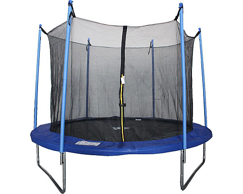 Батут Enero 1014579 з внутрішньою сіткою 8 футів 244 см чорно-синій
