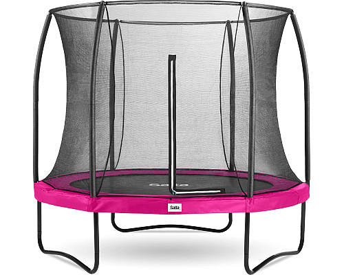 Батут Salta Comfort Edition з зовнішньою сіткою 10 футів 305 см рожевий
