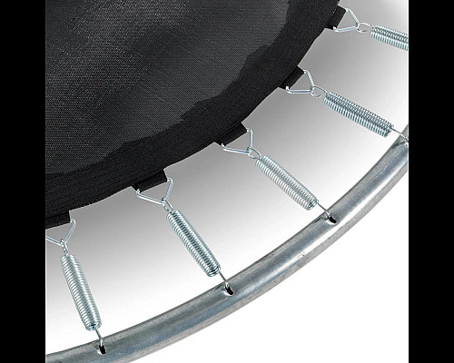 Батут з захисною сіткою EXIT Silhouette 305 см, зелений