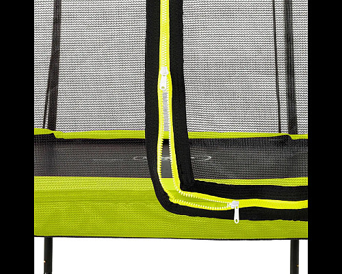 Батут з захисною сіткою EXIT Silhouette 305 см, зелений