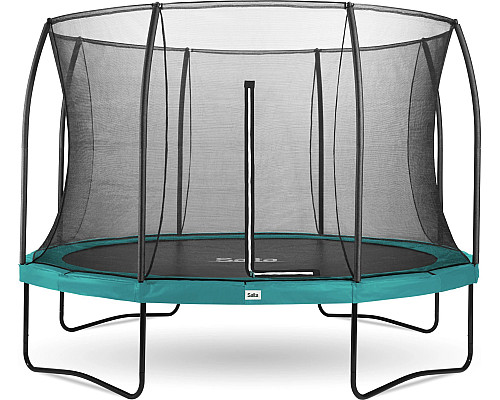 Батут Salta Comfort Edition з зовнішньою сіткою 427 см зелений