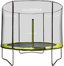 Батут Hudora Fabulous з зовнішньою сіткою 10 футів 300 см жовтий