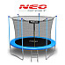 Батут Neo-Sport NS-08W181 з внутрішньою сіткою 8,5 футів 252 см блакитний