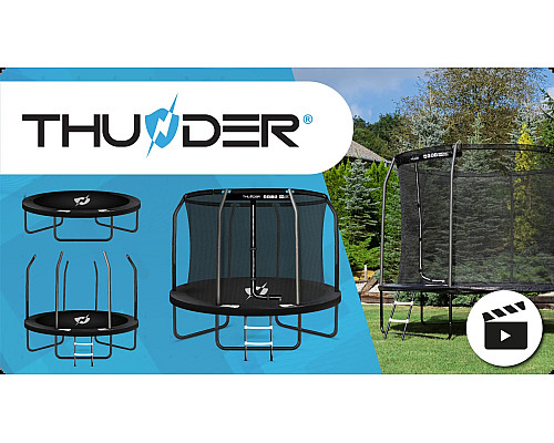 Батут THUNDER INSIDE ELITE з внутрішньою сіткою 14 футів 427 см чорний Батут THUNDER INSIDE ELITE з внутрішньою сіткою 14 футів 427 см чорний