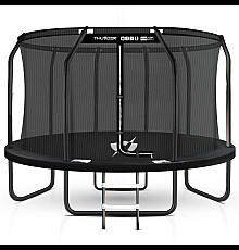 Батут THUNDER INSIDE ELITE з внутрішньою сіткою 14 футів 427 см чорний