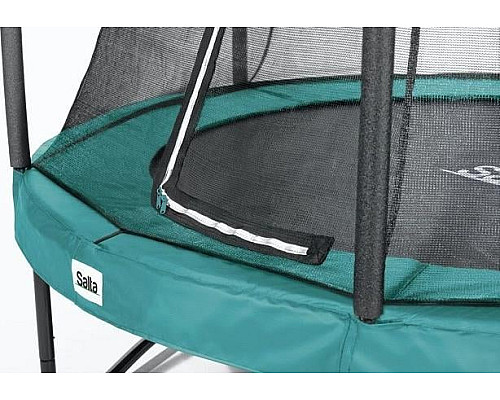 Батут Salta Comfort Edition з зовнішньою сіткою 5 футів 153 см зелений