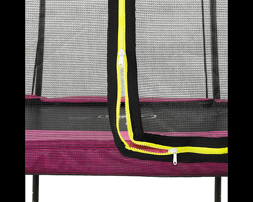 Батут EXIT Silhouette з зовнішньою сіткою 183 см рожевий