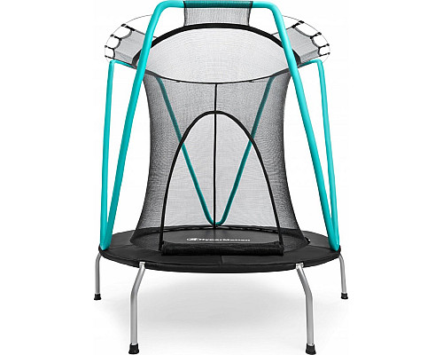 Батут Jumi Hyper Motion HYP 54 IN GR з внутрішньою сіткою 4,5 футів 137 см бірюзовий