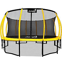 Батут Jumpi Maxy Comfort Plus з внутрішньою сіткою 14,5 футів 435 см жовтий