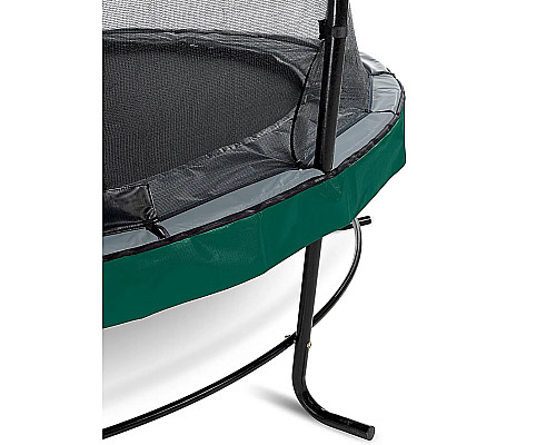 Батут з захисною сіткою EXIT Elegant 427 см, зелений