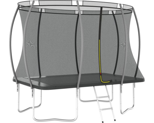 Батут садовий vidaXL 92946 з зовнішньою сіткою 274 x 183 см