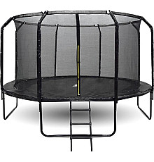 Батут SkyFlyer TR0036 з внутрішньою сіткою 14 футів 426 см чорний