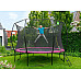 Батут з захисною сіткою EXIT Silhouette 305 см, рожевий