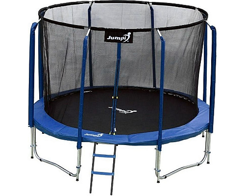 Батут Jumpi Maxy Comfort з внутрішньою сіткою 312 см синій