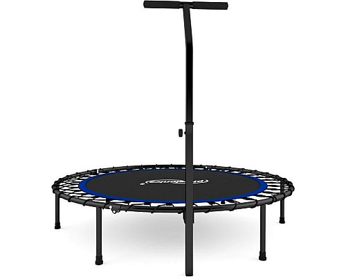 Батут для фітнесу Physionics JG868773 з поручнем 5 футів 101 см чорно-синій