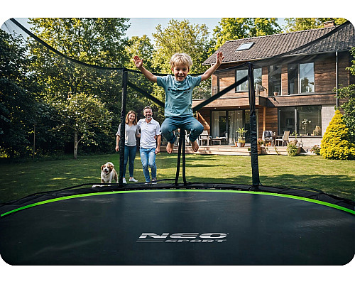 Батут Neo-Sport NS-13Z231 з зовнішньою сіткою 13 футів 404 см