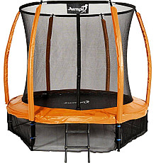 Батут Jumpi Maxy Comfort Plus з внутрішньою сіткою 8,5 футів 252 см помаранчевий