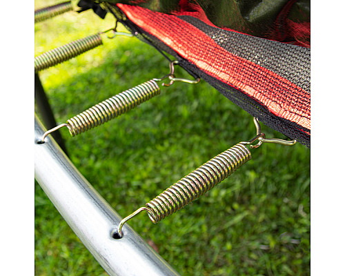 Батут inSPORTline Flea PRO з внутрішньою сіткою 305 см чорний