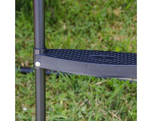 Батут inSPORTline Flea PRO з внутрішньою сіткою 305 см чорний