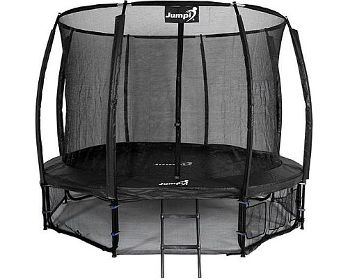 Батут Jumpi Maxy Comfort Plus з внутрішньою сіткою 10 футів 312 см чорний