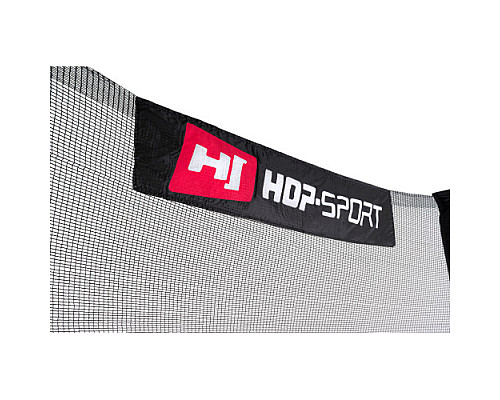 Батут Hop-Sport з зовнішньою сіткою 10 футів 305 см чорно-синій