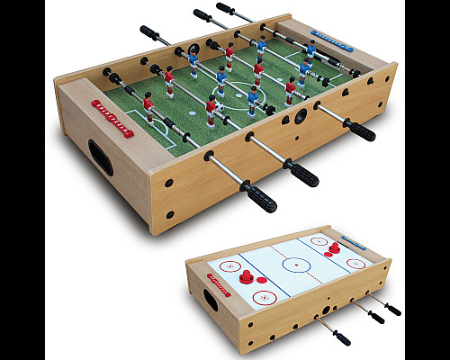 Настільний футбол + аерохокей 2в1 Garlando F-Mini, 95 х 51 х 20 см
