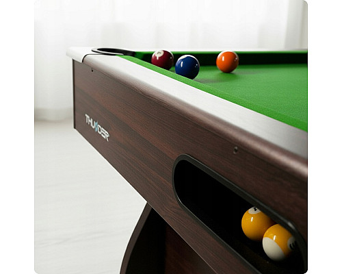 Більярдний стіл THUNDER BOLD-BROWN 9FT, 274 х 142 х 81 см
