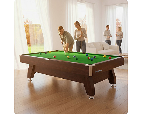 Більярдний стіл THUNDER BOLD-BROWN 9FT, 274 х 142 х 81 см