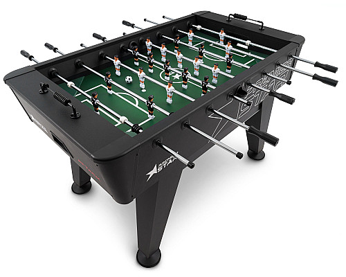 Настільний футбол Hop-Sport Attack, 147,5 x 81 x 90 см - чорний