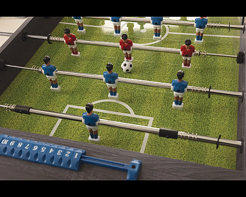 Настільний футбол Garlando F-2 Grey Oak, 121 х 95,5-98,5 х 79-81 см