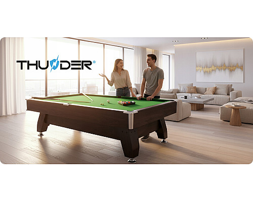 Більярдний стіл THUNDER BOLD-BROWN 8FT, 244 х 132 х 81 см