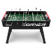 Настільний футбол Hop-Sport Corner, 140 x 68 x 84 см - чорно-червоний