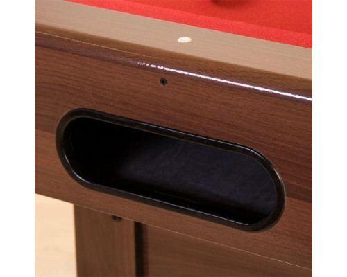 Більярдний стіл GamesPlanet Trendline Dawn 6ft + аксесуари коричневий/червоний