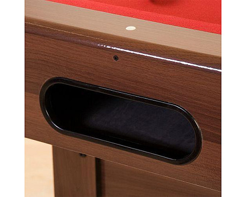 Більярдний стіл GamesPlanet Trendline Dawn 6ft + аксесуари, 184 x 108 x 82 см - коричнево-червоний