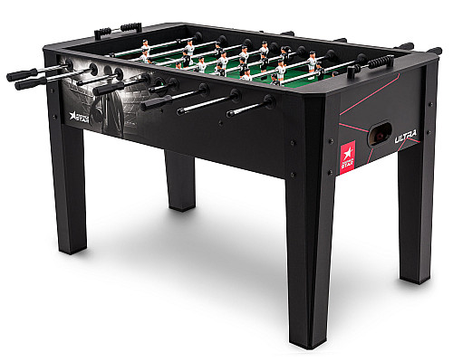 Настільний футбол Hop-Sport Ultra, 140,5 x 76,5 x 88 см - чорний