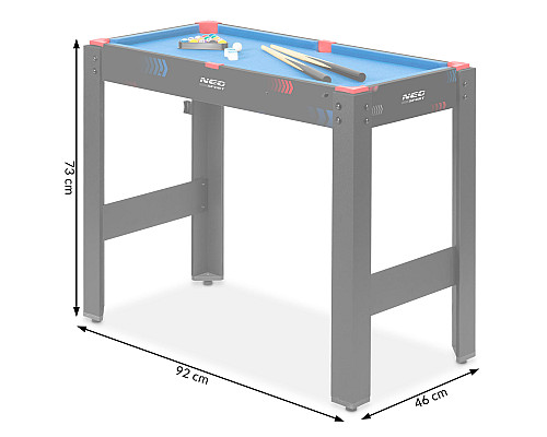 Ігровий стіл 5в1 Neo-Sport NS-810, 92 x 46 x 73 см