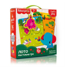 Настільна гра Fisher Price Лото Звірята (VT2910-01)