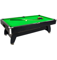 Більярдний стіл Thunder 8FT - BOLD-BLACK зелений/чорний