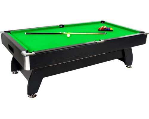 Більярдний стіл Thunder 8FT - BOLD-BLACK зелений/чорний