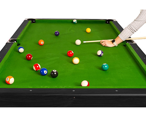 Більярдний стіл THUNDER BOLD-BLACK 8FT, 244 х 132 х 81 см